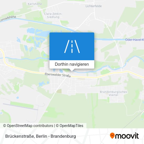 Brückenstraße Karte