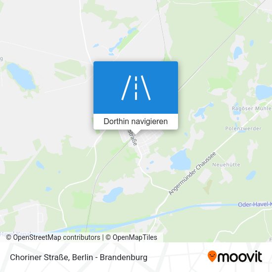 Choriner Straße Karte