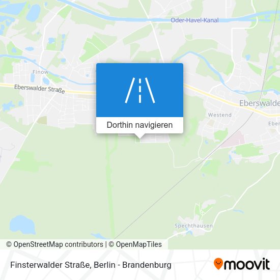 Finsterwalder Straße Karte