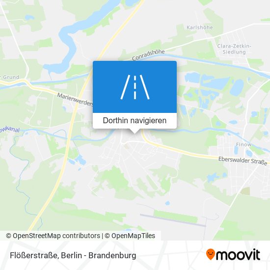 Flößerstraße Karte