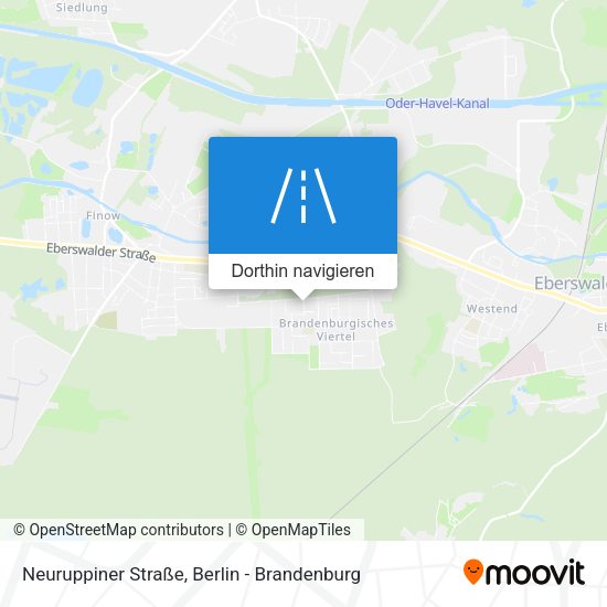 Neuruppiner Straße Karte