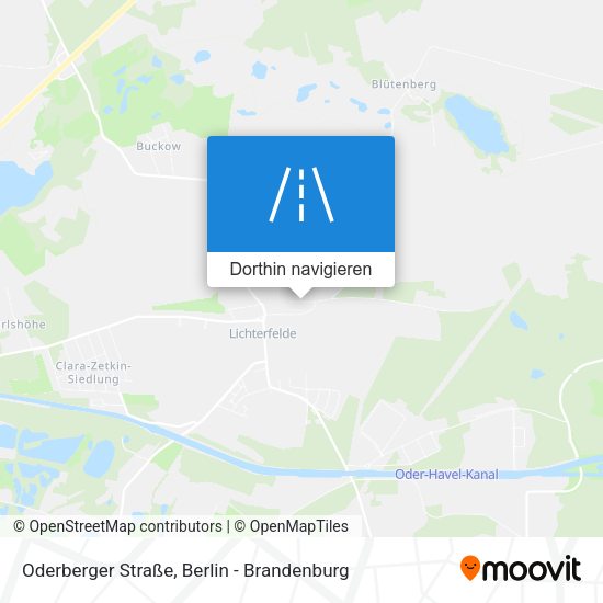 Oderberger Straße Karte