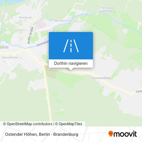 Ostender Höhen Karte