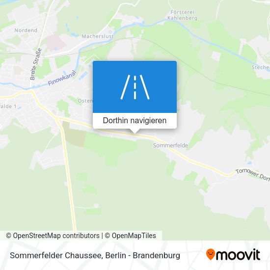 Sommerfelder Chaussee Karte