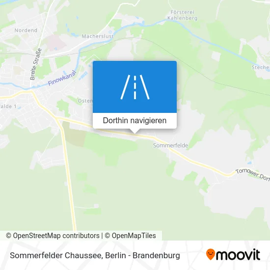 Sommerfelder Chaussee Karte