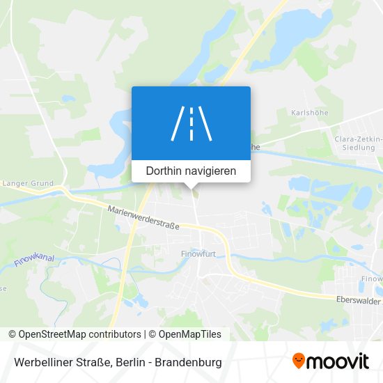 Werbelliner Straße Karte