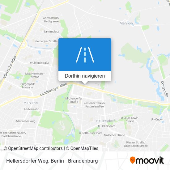 Hellersdorfer Weg Karte