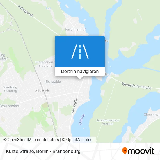 Kurze Straße Karte