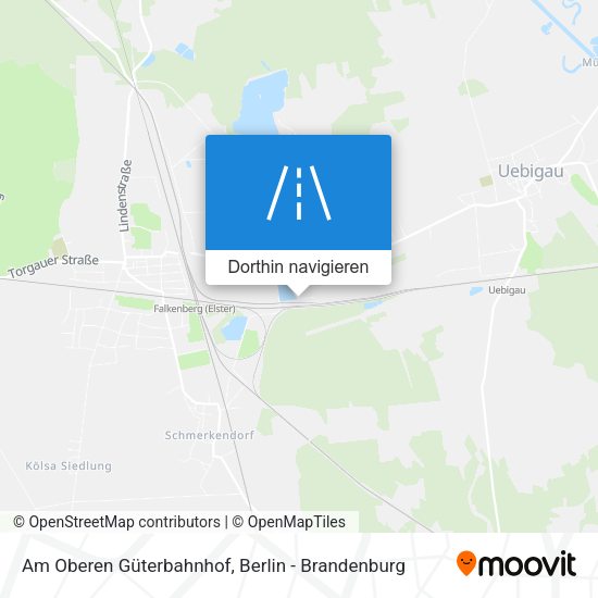 Am Oberen Güterbahnhof Karte