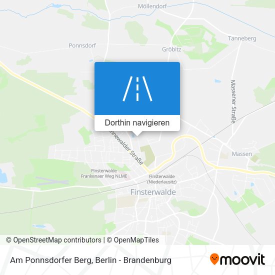 Am Ponnsdorfer Berg Karte