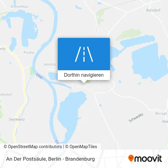 An Der Postsäule Karte