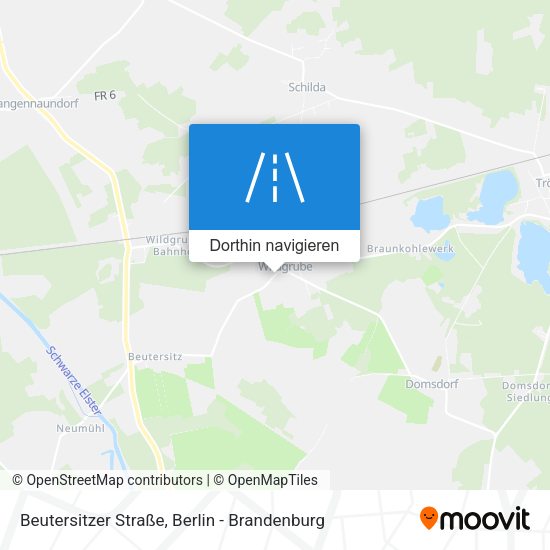 Beutersitzer Straße Karte