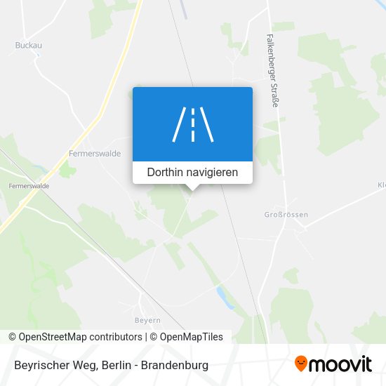 Beyrischer Weg Karte