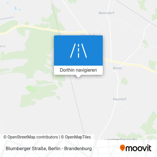 Blumberger Straße Karte