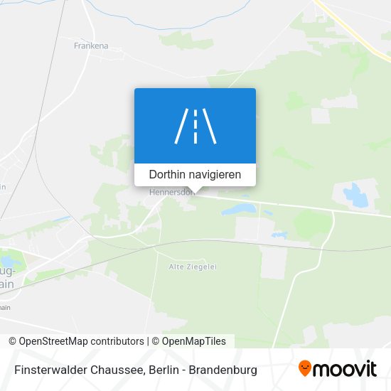 Finsterwalder Chaussee Karte