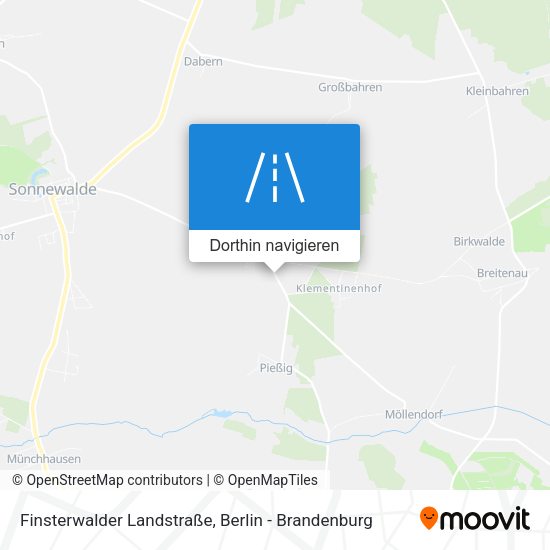 Finsterwalder Landstraße Karte