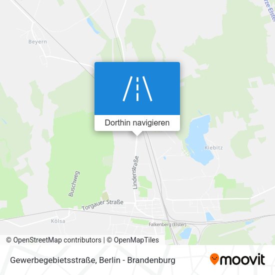Gewerbegebietsstraße Karte