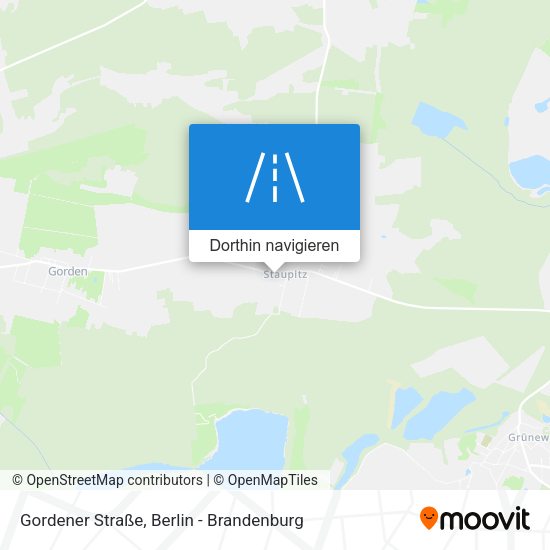 Gordener Straße Karte