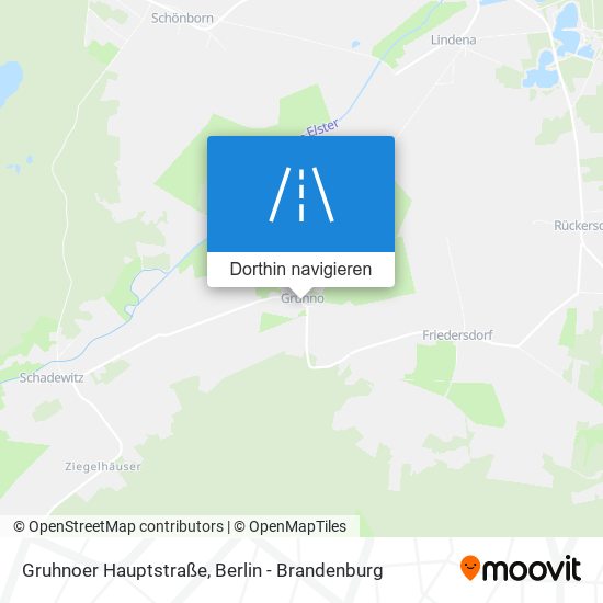 Gruhnoer Hauptstraße Karte