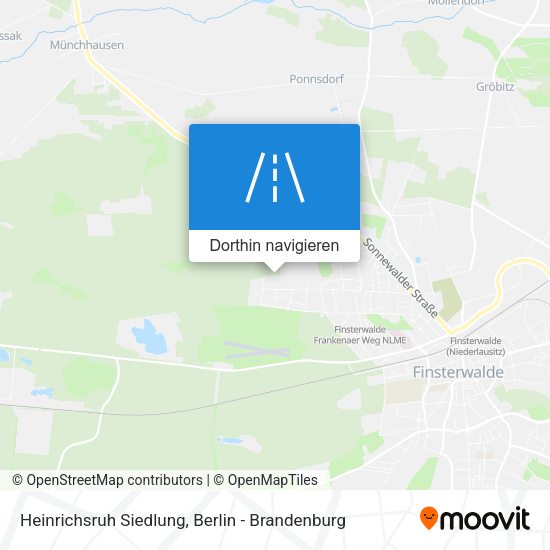 Heinrichsruh Siedlung Karte