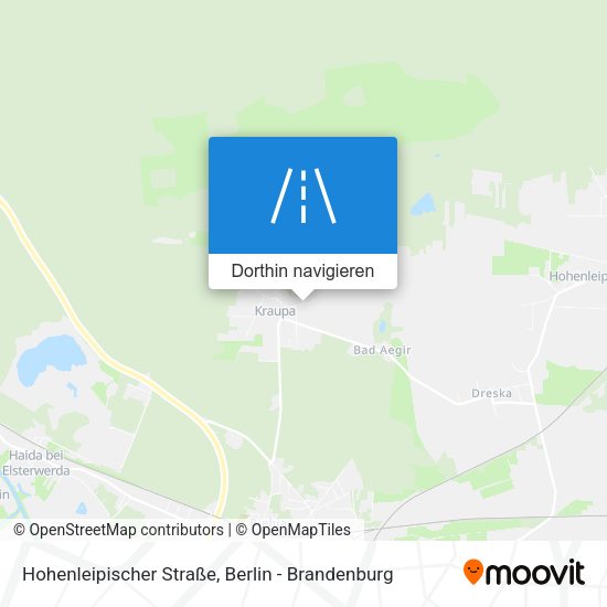 Hohenleipischer Straße Karte