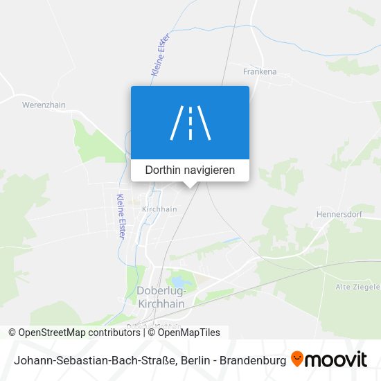 Johann-Sebastian-Bach-Straße Karte