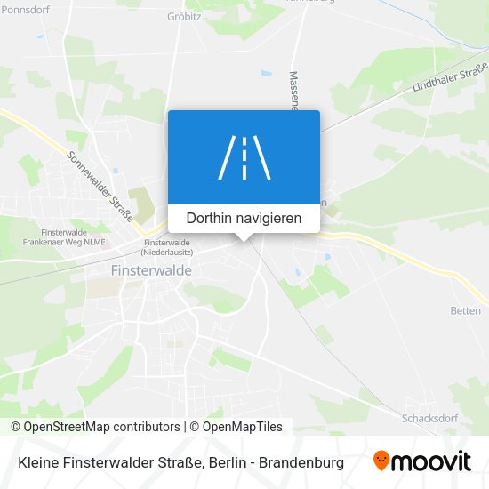Kleine Finsterwalder Straße Karte