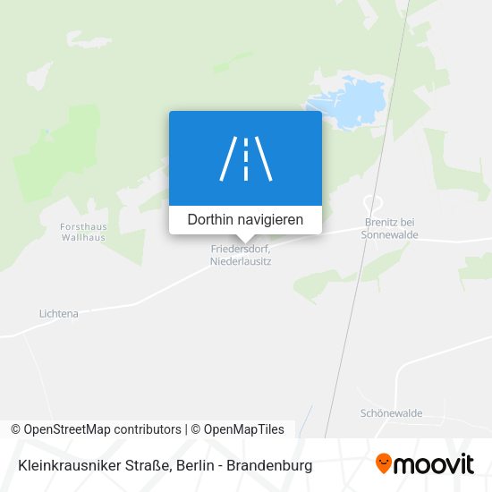 Kleinkrausniker Straße Karte