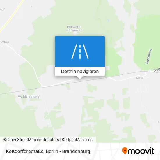 Koßdorfer Straße Karte