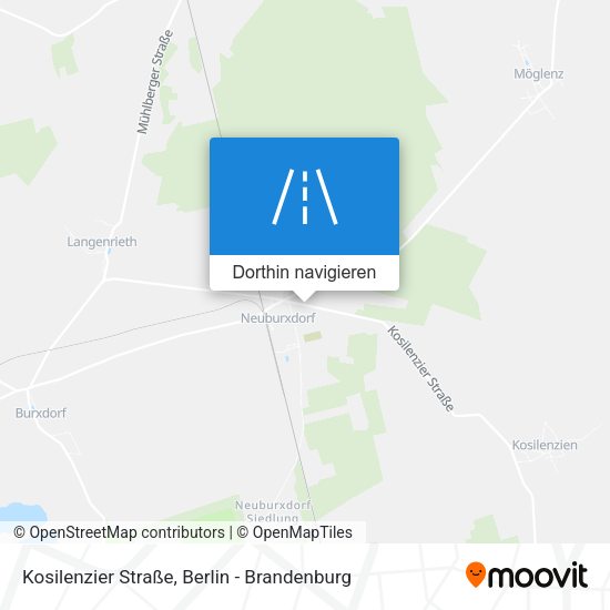 Kosilenzier Straße Karte