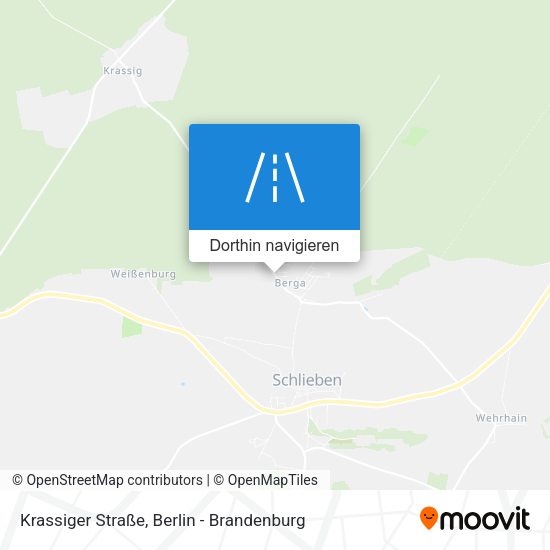 Krassiger Straße Karte