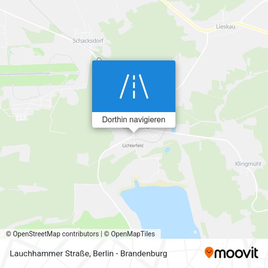 Lauchhammer Straße Karte