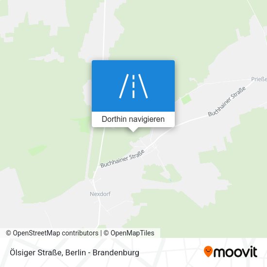 Ölsiger Straße Karte