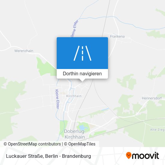 Luckauer Straße Karte