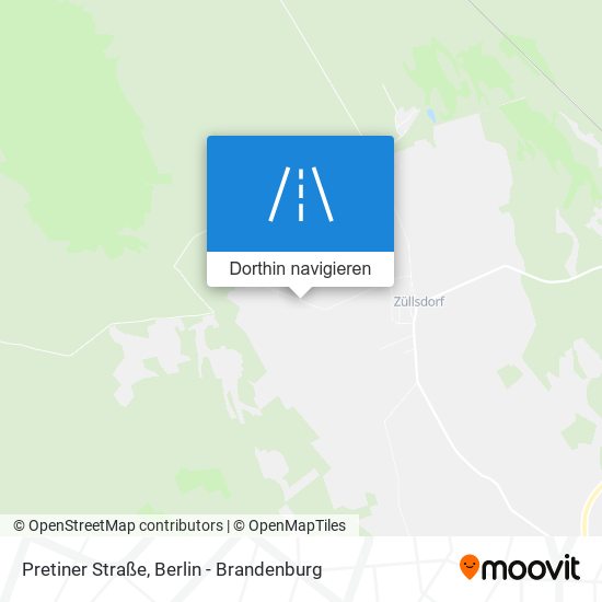 Pretiner Straße Karte