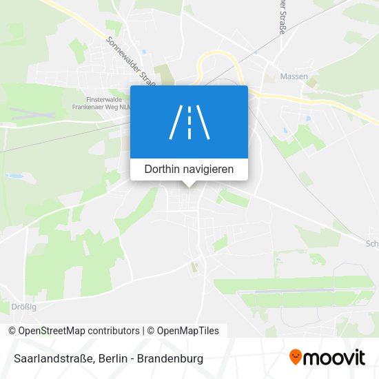 Saarlandstraße Karte