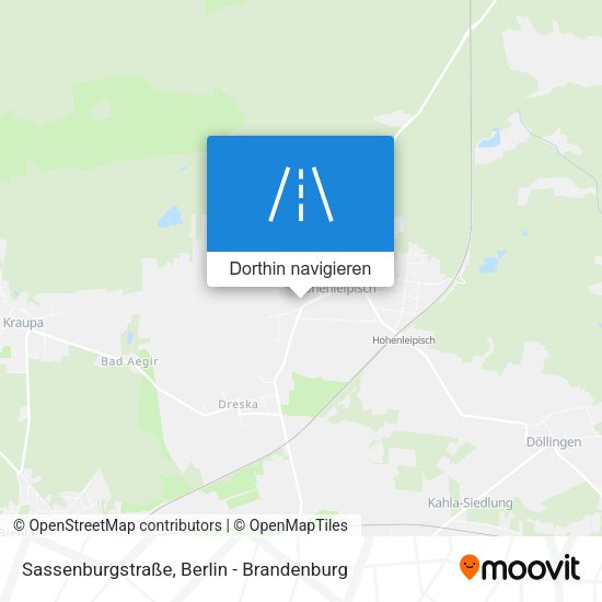 Sassenburgstraße Karte