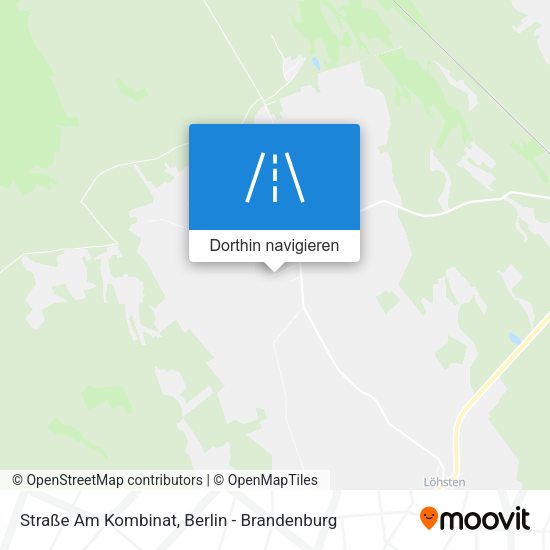 Straße Am Kombinat Karte