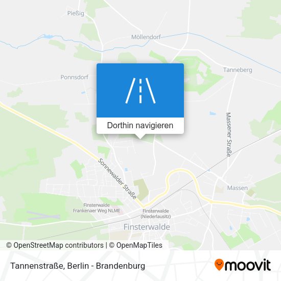 Tannenstraße Karte