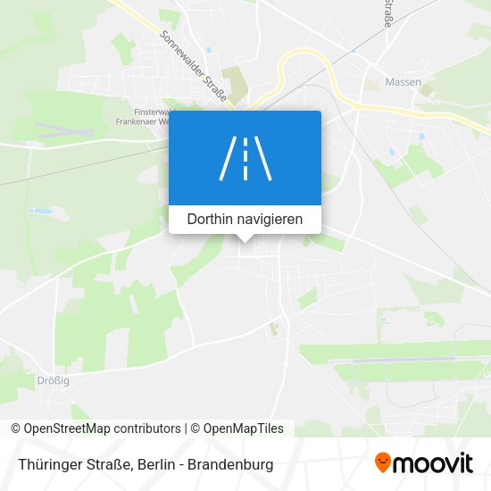 Thüringer Straße Karte