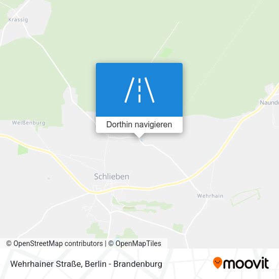 Wehrhainer Straße Karte