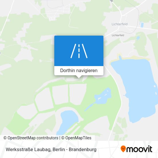 Werksstraße Laubag Karte