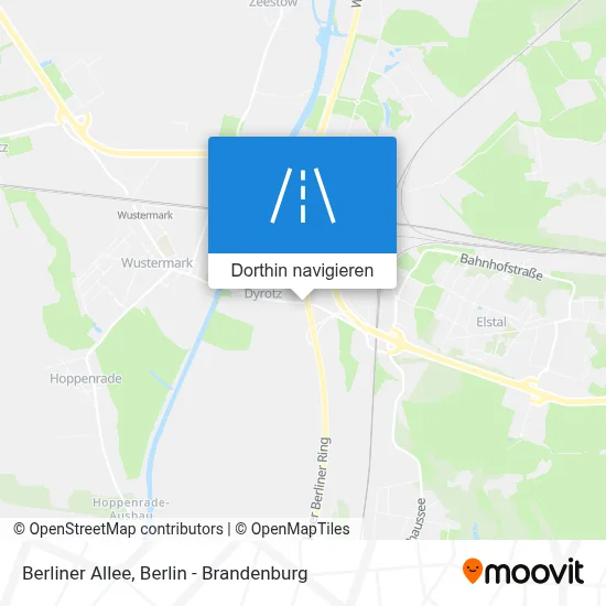 Berliner Allee Karte