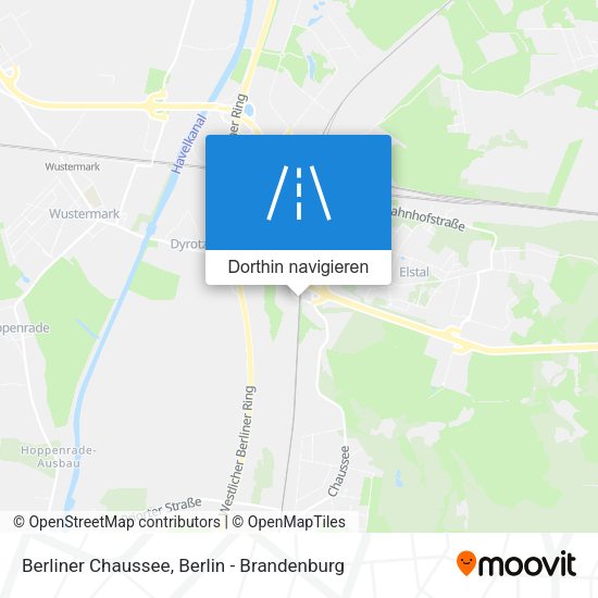Berliner Chaussee Karte