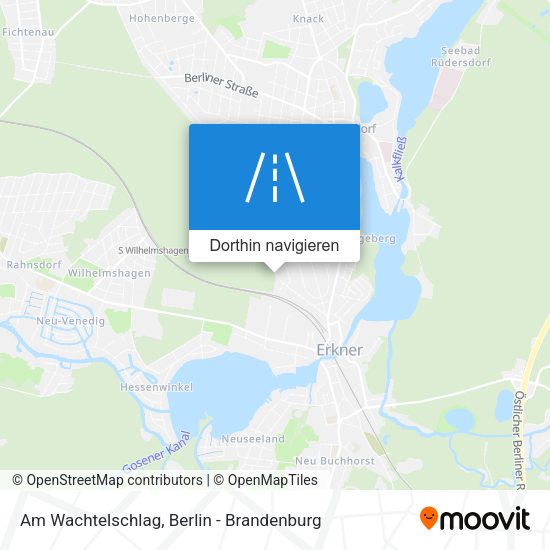 Am Wachtelschlag Karte