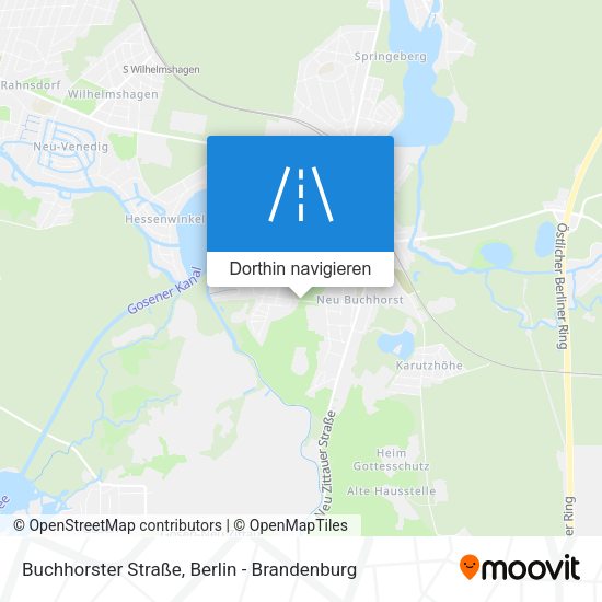 Buchhorster Straße Karte