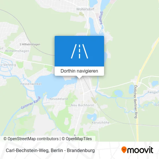 Carl-Bechstein-Weg Karte