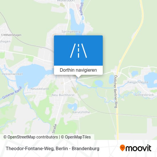 Theodor-Fontane-Weg Karte