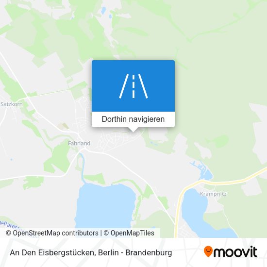 An Den Eisbergstücken Karte