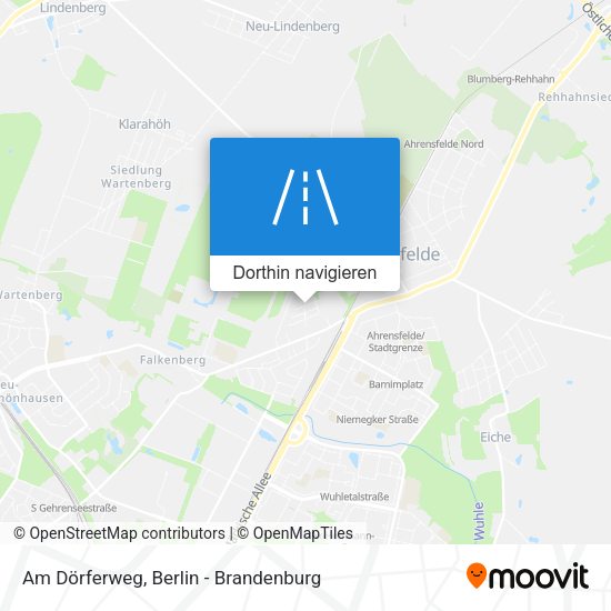 Am Dörferweg Karte